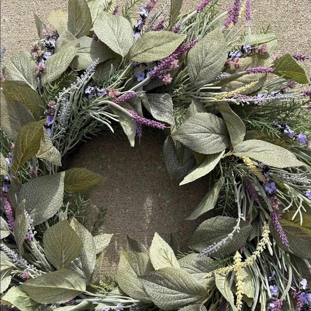 Frontgate Lavender Wreath - NWT